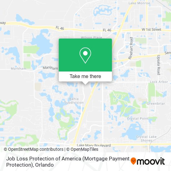 Job Loss Protection of America (Mortgage Payment Protection) map