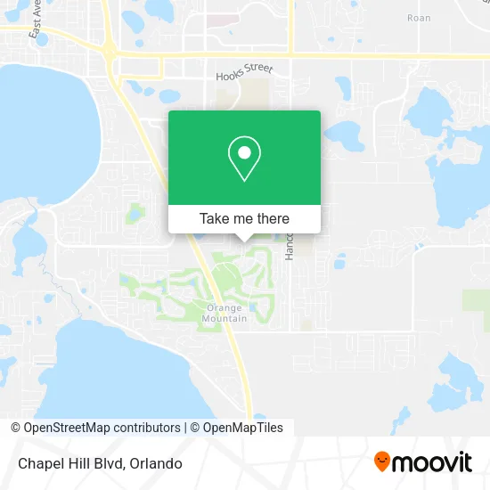 Mapa de Chapel Hill Blvd