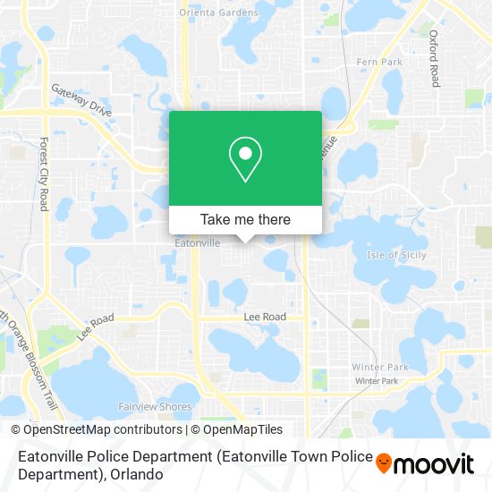 Eatonville Police Department map