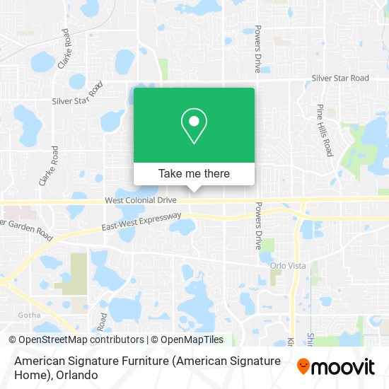 American Signature Furniture (American Signature Home) map