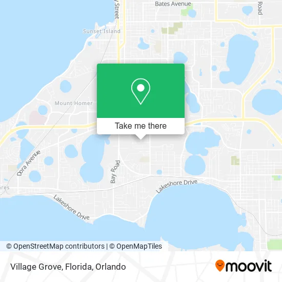 Village Grove, Florida map