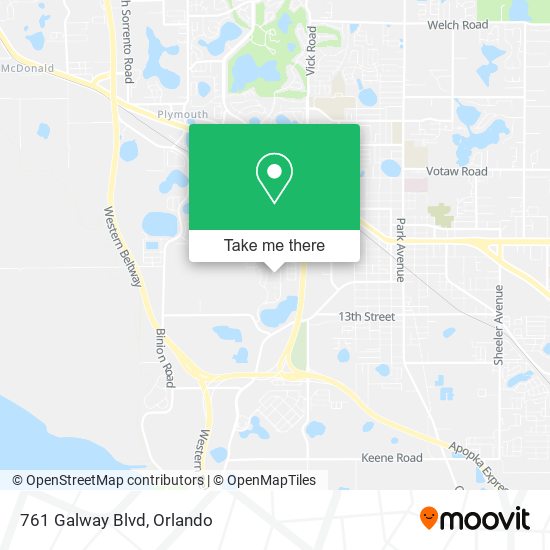 761 Galway Blvd map