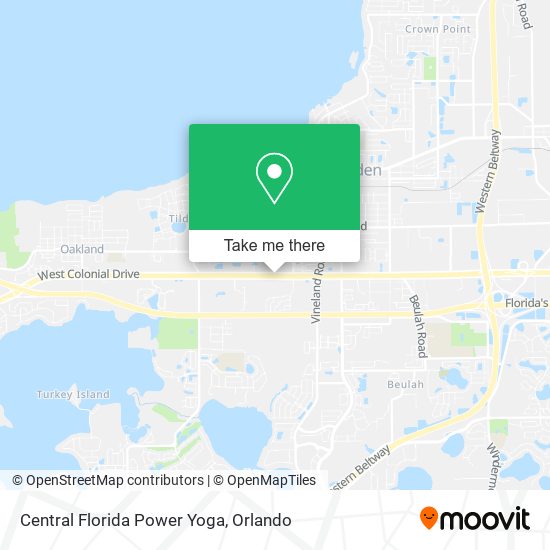 Mapa de Central Florida Power Yoga