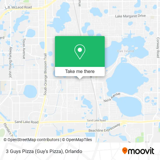 Mapa de 3 Guys Pizza (Guy's Pizza)