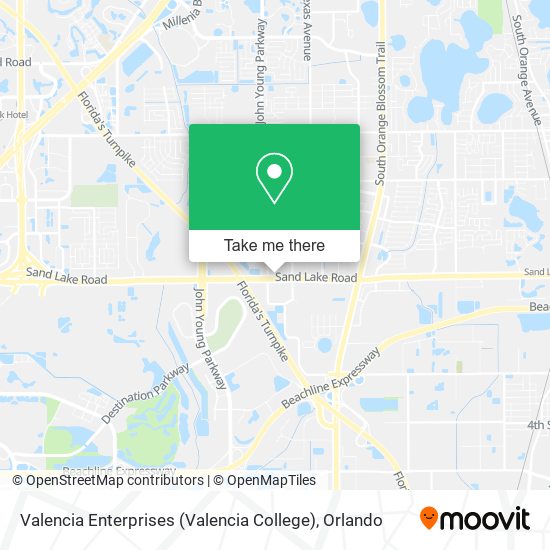 Valencia Enterprises (Valencia College) map