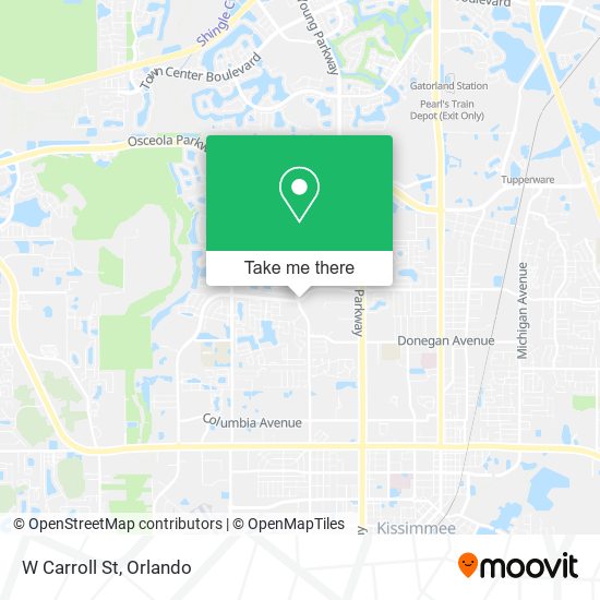 Mapa de W Carroll St