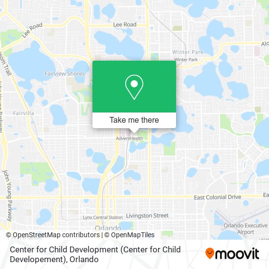 Center for Child Development map