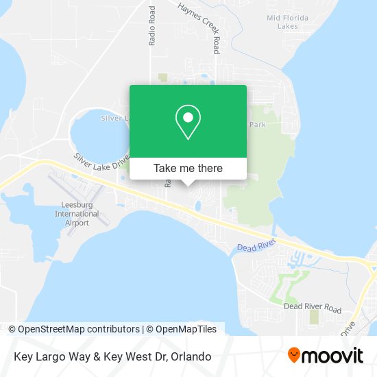 Key Largo Way & Key West Dr map