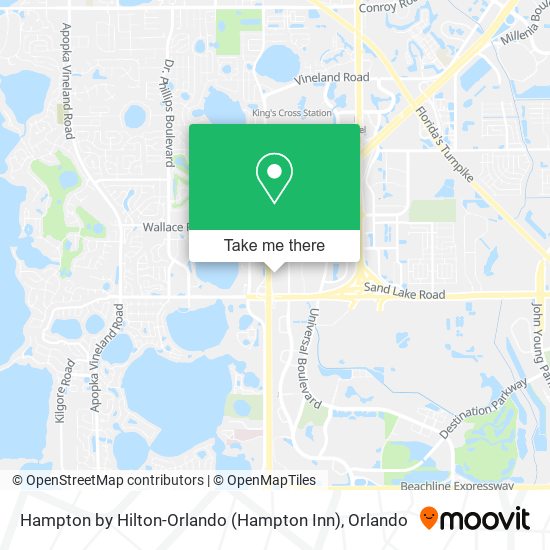Mapa de Hampton by Hilton-Orlando (Hampton Inn)