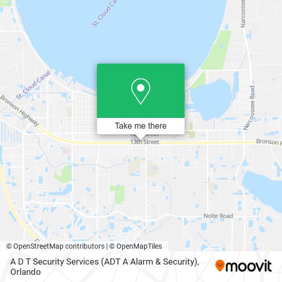 Mapa de A D T Security Services (ADT A Alarm & Security)