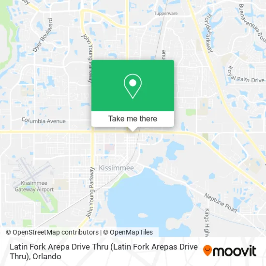 Mapa de Latin Fork Arepa Drive Thru