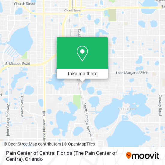 Mapa de Pain Center of Central Florida (The Pain Center of Centra)