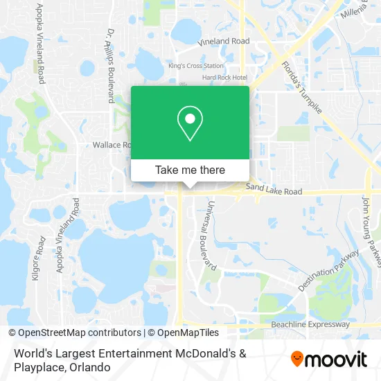 World's Largest Entertainment McDonald's & Playplace map