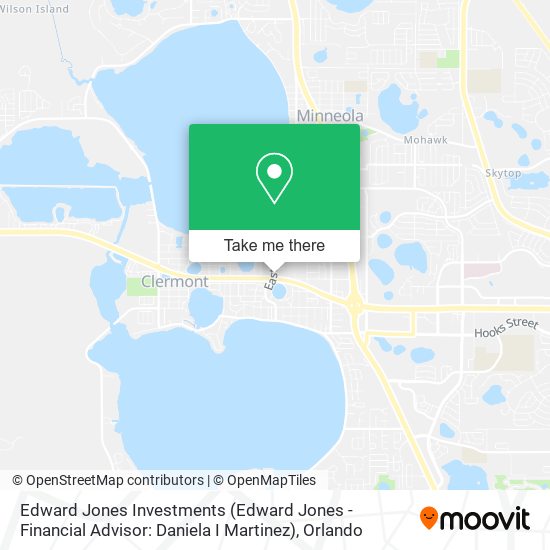 Mapa de Edward Jones Investments (Edward Jones - Financial Advisor: Daniela I Martinez)