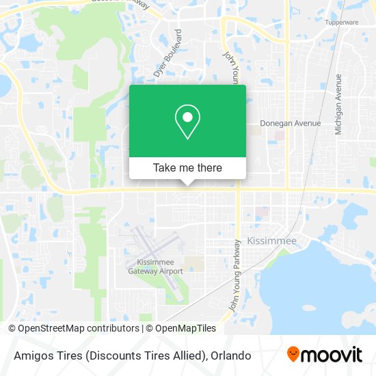 Amigos Tires (Discounts Tires Allied) map