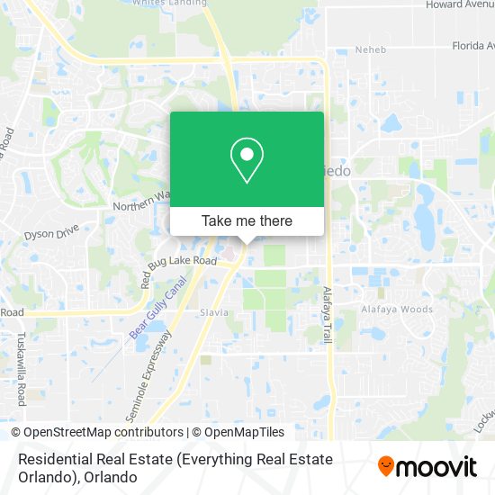 Residential Real Estate (Everything Real Estate Orlando) map