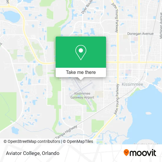 Aviator College map