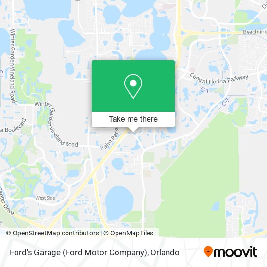 Ford's Garage (Ford Motor Company) map