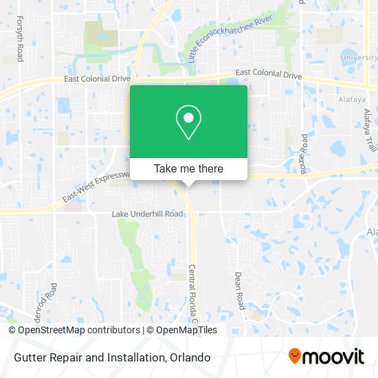 Mapa de Gutter Repair and Installation