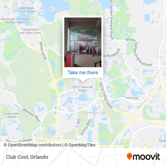 Club Cool map