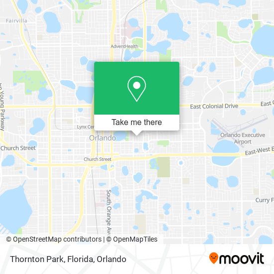 Mapa de Thornton Park, Florida