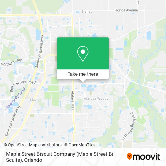 Mapa de Maple Street Biscuit Company (Maple Street Bi Scuits)