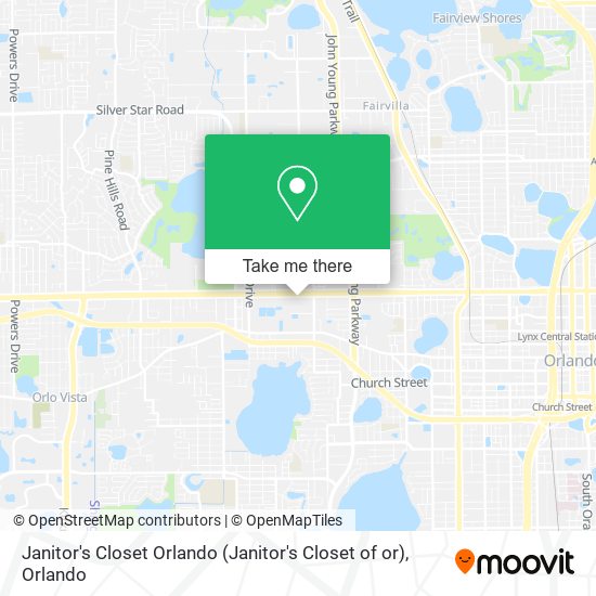 Janitor's Closet Orlando (Janitor's Closet of or) map