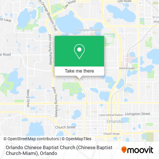 Mapa de Orlando Chinese Baptist Church