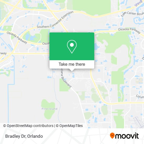 Bradley Dr map