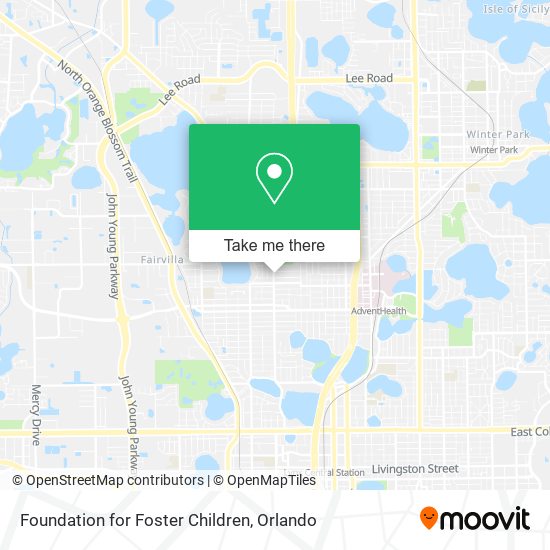 Foundation for Foster Children map