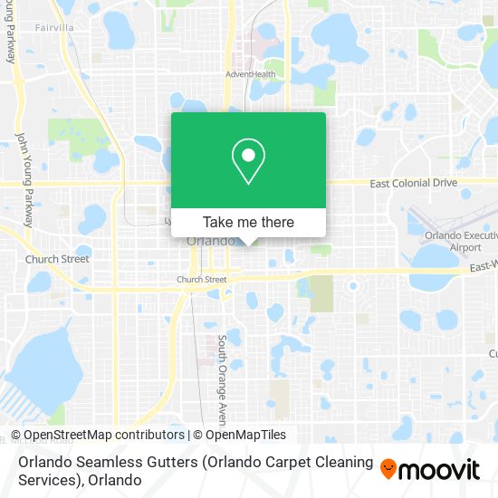 Orlando Seamless Gutters (Orlando Carpet Cleaning Services) map