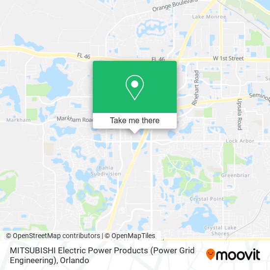 MITSUBISHI Electric Power Products (Power Grid Engineering) map