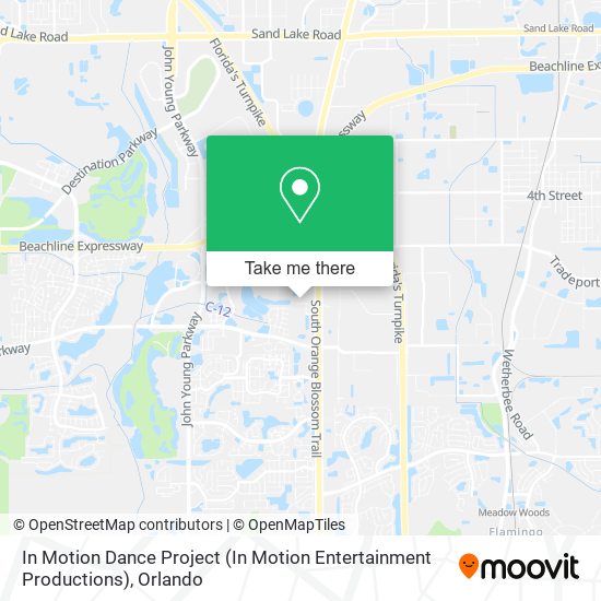 In Motion Dance Project (In Motion Entertainment Productions) map
