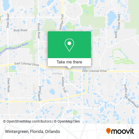 Mapa de Wintergreen, Florida