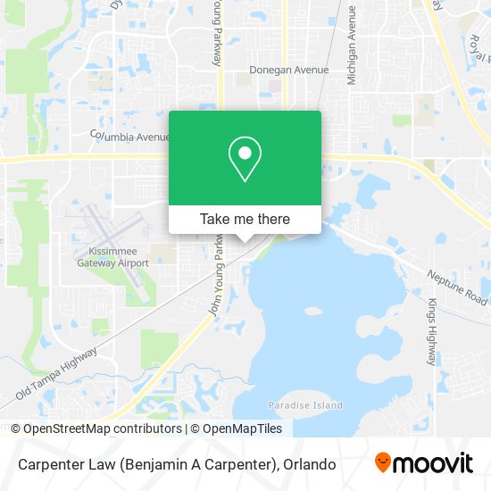 Mapa de Carpenter Law (Benjamin A Carpenter)