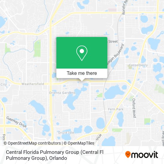 Mapa de Central Florida Pulmonary Group