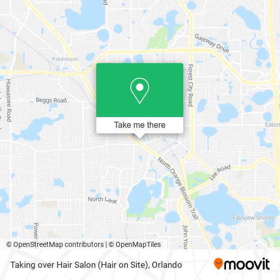 Taking over Hair Salon (Hair on Site) map