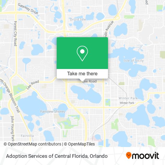 Adoption Services of Central Florida map