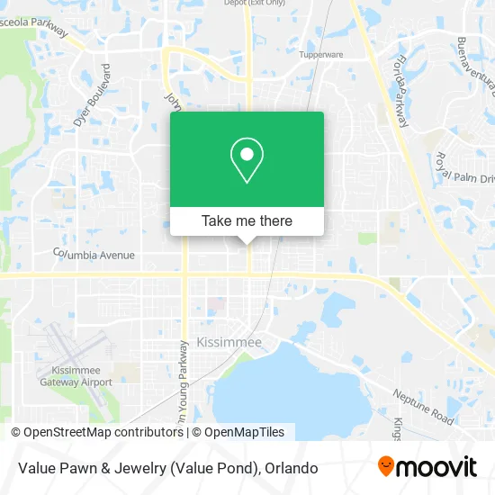 Mapa de Value Pawn & Jewelry (Value Pond)