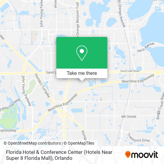 Florida Hotel & Conference Center (Hotels Near Super 8 Florida Mall) map