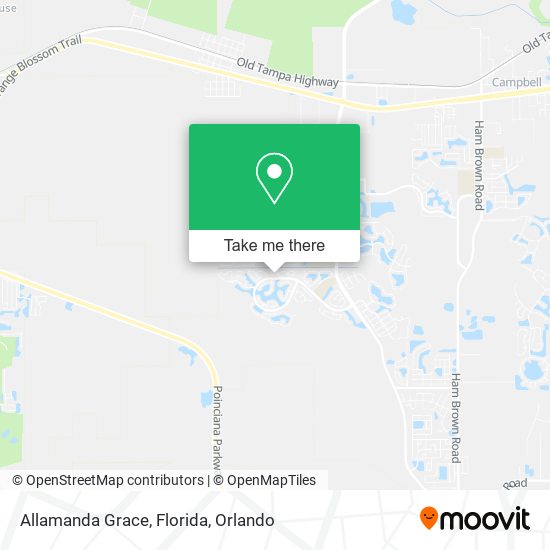 Allamanda Grace, Florida map