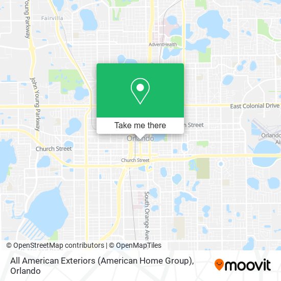 All American Exteriors (American Home Group) map