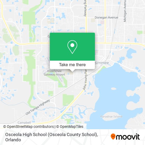 Mapa de Osceola High School (Osceola County School)