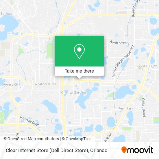 Clear Internet Store (Dell Direct Store) map