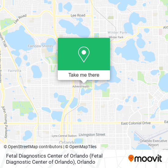 Fetal Diagnostics Center of Orlando map