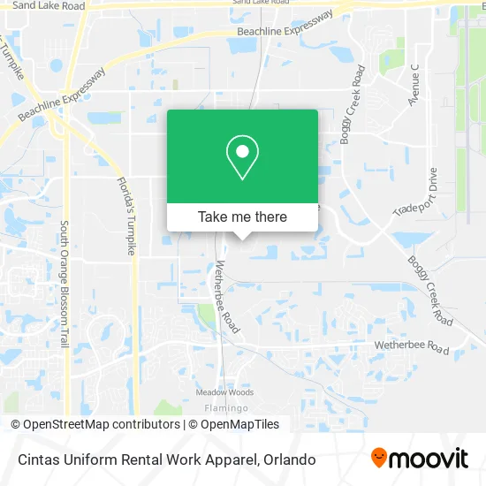 Cintas Uniform Rental Work Apparel map