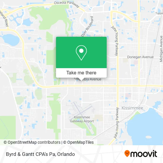 Mapa de Byrd & Gantt CPA's Pa