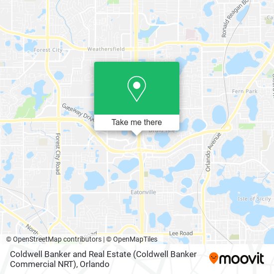 Coldwell Banker and Real Estate (Coldwell Banker Commercial NRT) map