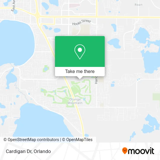 Mapa de Cardigan Dr