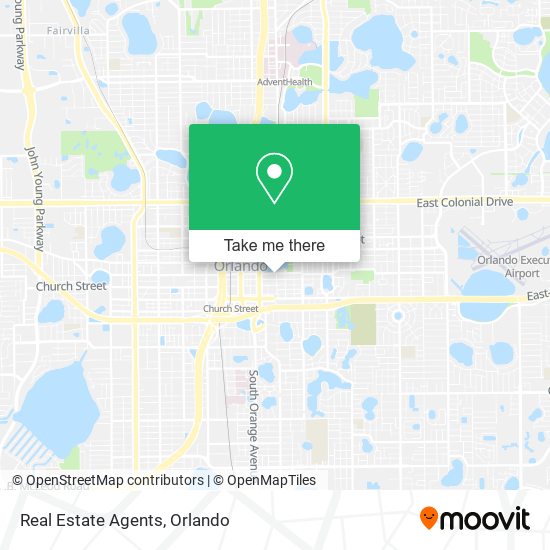 Real Estate Agents map